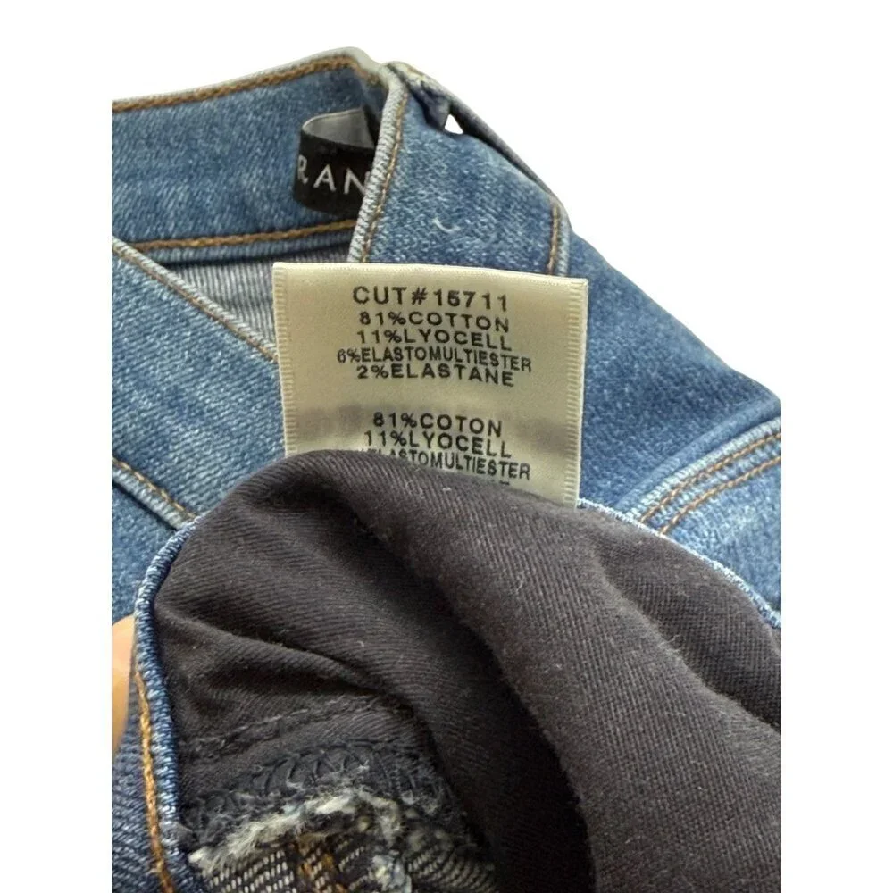 J Brand Alana High-Rise Crop Skinny Jeans in Radiate Stretch Med Wash Size 30